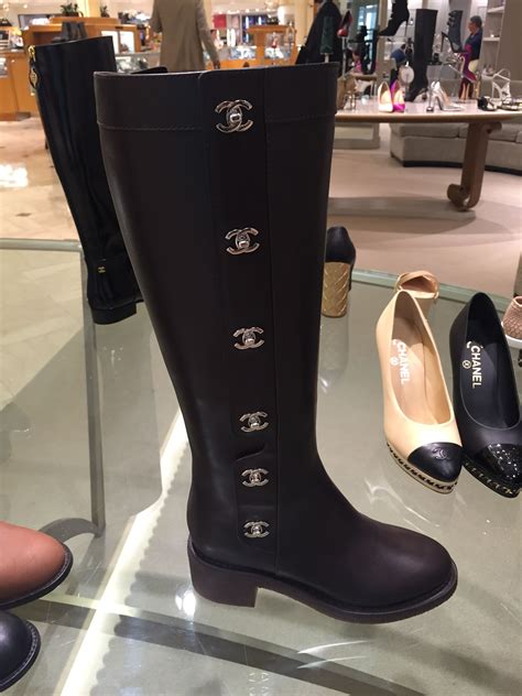 saks chanel boots|chanel boots price.